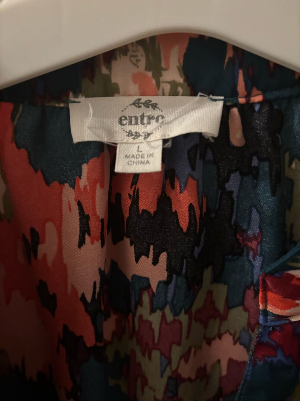 entro Multicolor Abstract Print Blouse - Picture 2 of 4